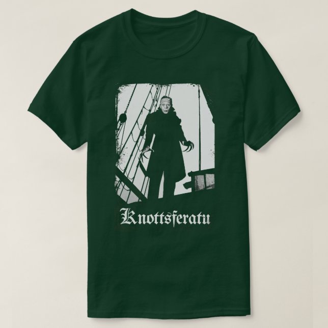 Camiseta Knottsferatu angustiado (Frente do Design)