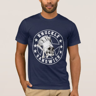 Camiseta Knuckle Sandwich - Todos os Estrelas de Branco