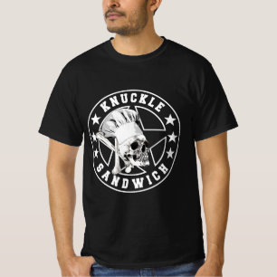 Camiseta Knuckle Sandwich - Todos os Estrelas de Branco