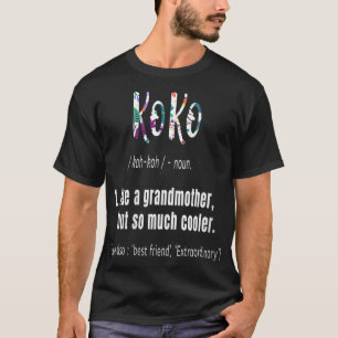 Camiseta Ko gosta da vovó, mas das mães mais legais D
