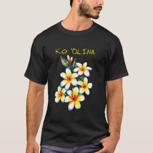 Camiseta Ko 'Olina Oahu Havaí Flores Perfumadas de Plumeria