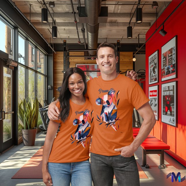 Camiseta Koala Abstracto Soñador (Criador carregado)