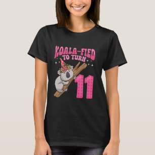 Camiseta Koala Acertou 11 Birthday Koal Aos 11 Anos