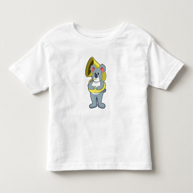 Camiseta Koala bear at Music with Saxophone.PNG (Frente)
