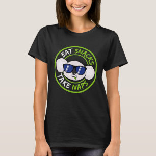 Camiseta Koala Bear Come Snacks Tome Soneca Animal