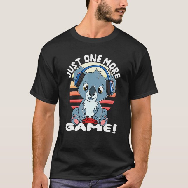 Camiseta Koala Bear Gamer Headset Gaming Koala Apenas Mais  (Frente)