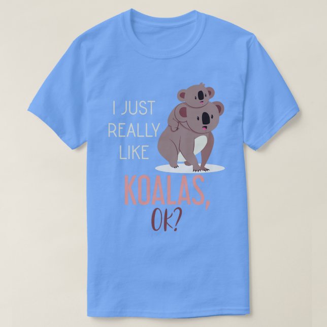Camiseta Koala Bear Lover Zoo Keeper Austrália Koala (Frente do Design)