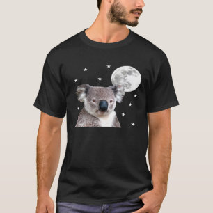 Camiseta Koala Bear Stars Moon SpaceAnimal