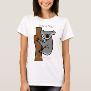 Camiseta Koala Bear Subindo Árvore Troço_Cove