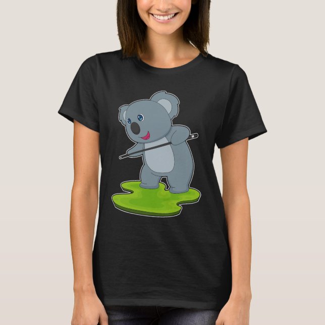 Camiseta Koala Billiards Cue Sports (Frente)