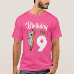 Camiseta Koala Birthday 9th Girl Kids Bo, 9 Anos<br><div class="desc">Koala Aniversário 9.ª Rapariga 9 Anos Miúdos Koalas Rapazes</div>