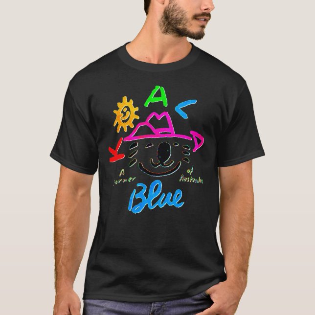 Camiseta Koala Blue Olivia Newton-John    (Frente)