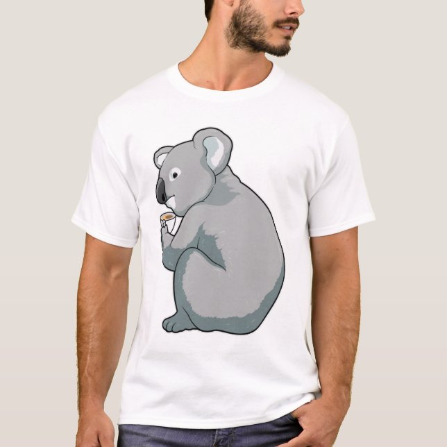 Camiseta Koala Coffee Cup (Frente)