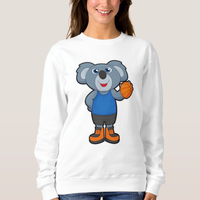 Camiseta Koala como jogador de basquetebol (Frente)