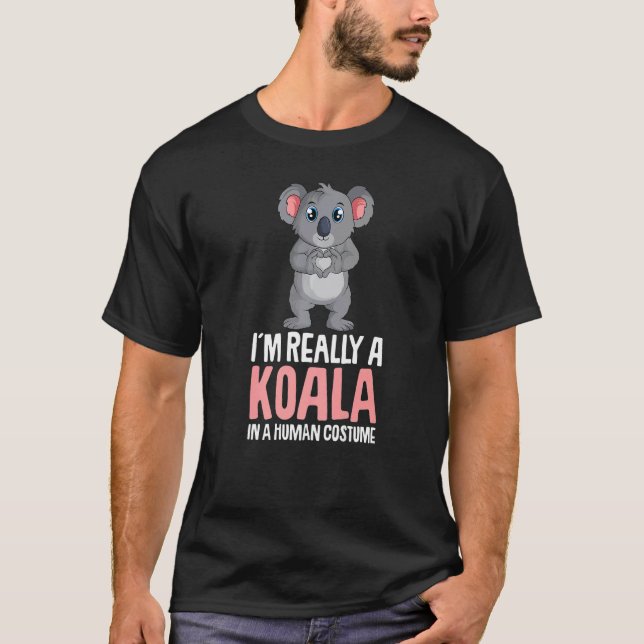 Camiseta Koala Costume Koala Bear Girls Kids   (Frente)