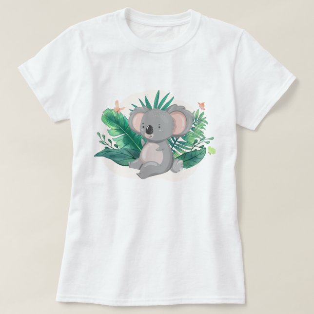 Camiseta Koala Cute (Frente do Design)