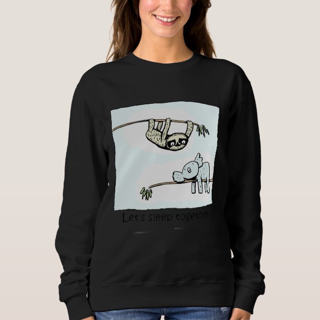 Camiseta Koala E Dormir Juntos (Frente)