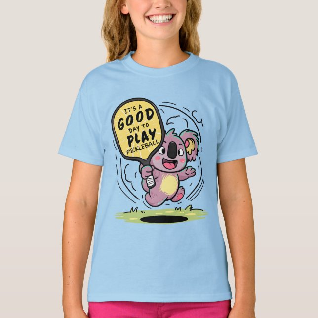 Camiseta koala é um bom dia para jogar futebol (Frente)