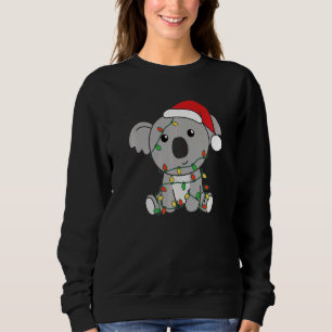 Camiseta Koala Feliz Natal Animais de inverno Cristo Koalas