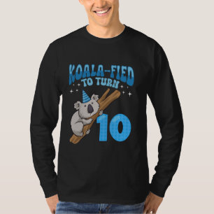 Camiseta Koala Fez 10 Anos De Idade, 10 Anos, Parte De Aniv