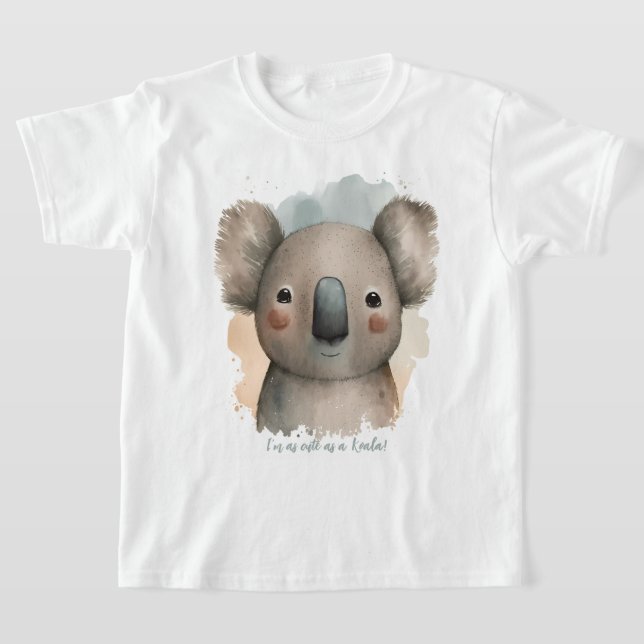 Camiseta Koala fofa personalizada (Postura )