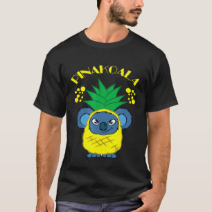 Camiseta Koala Funny Pun - Pinakoala Engraçado E Bonito - K