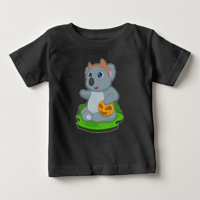 Camiseta Koala Halloween Pumpkin (Frente)