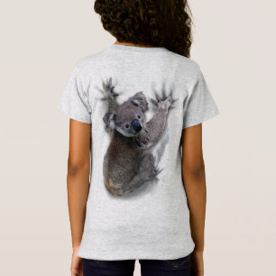 Camiseta Koala Hang No Urso Cóctil Traseiro Da Austrália