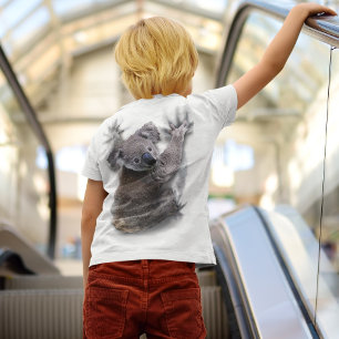 Camiseta Koala Hang No Urso Cóctil Traseiro Da Austrália