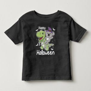 Camiseta Koala Happy Halloween T-rex Mummy Costume
