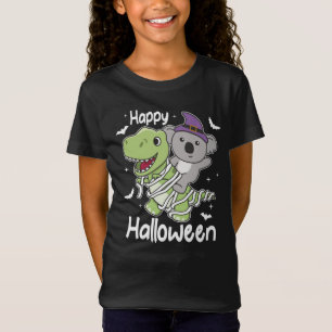 Camiseta Koala Happy Halloween T-rex Mummy Costume