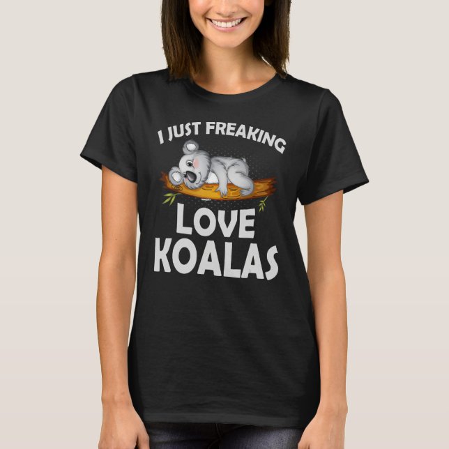 Camiseta Koala Humor, Eu Só Amarrei Koalas (Frente)
