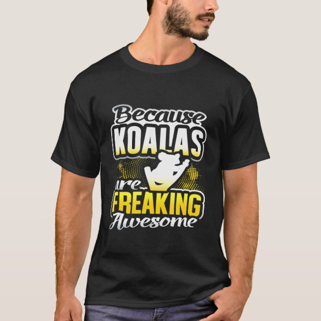 Camiseta Koala Lover Koala, Um Fantástico Que Está A Ser Ma (Frente)