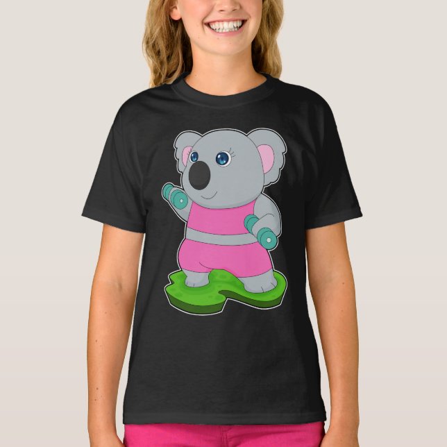 Camiseta Koala Malhação Dumbbell (Frente)