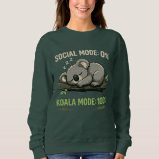 Camiseta Koala Mode Funny Introvert Sweatshirt