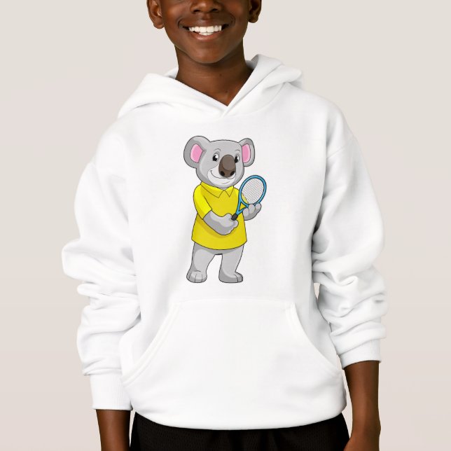Camiseta Koala na Tênis com raquete Tênis (Frente)