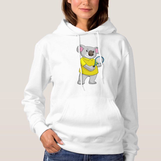 Camiseta Koala na Tênis com raquete Tênis (Frente)