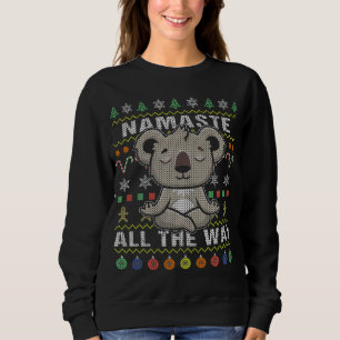 Camiseta Koala Namaste Por Todo O Caminho Do Natal Feio