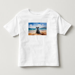 Camiseta Koala observando o oceano