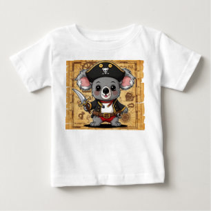 Camiseta Koala Pirate Impressão