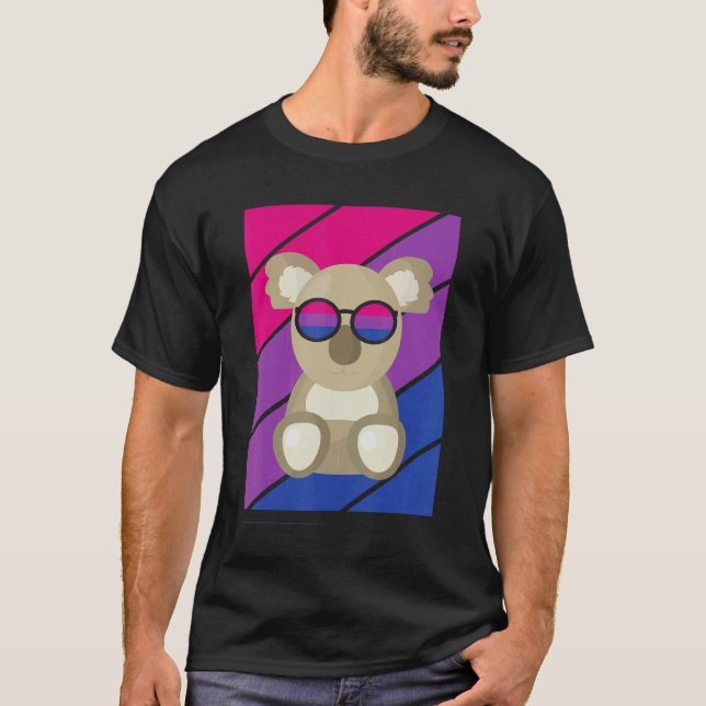 Camiseta Koala Pride Bisexual Flag Lgbtq Proud Ally Pride S (Frente)