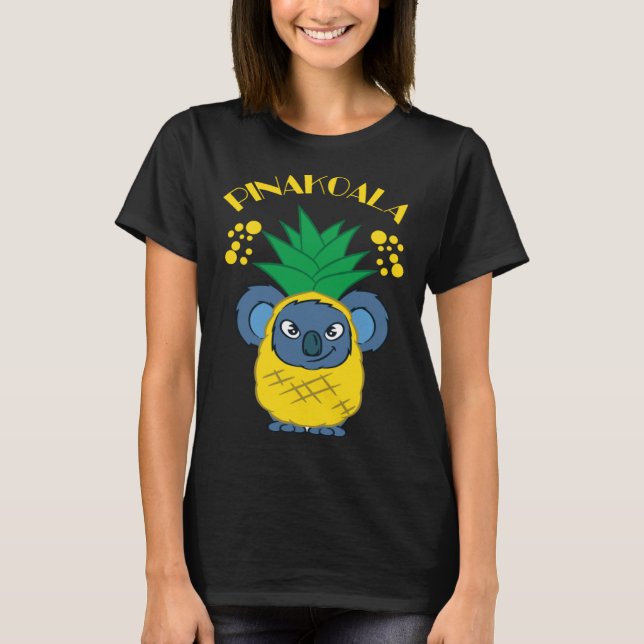 Camiseta Koala Pun E Cute Pinakoala Koalas (Frente)