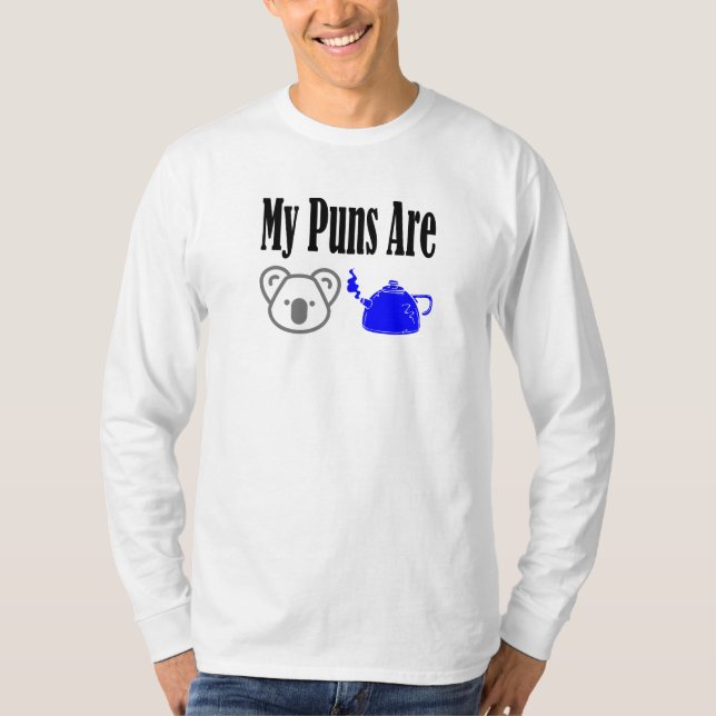 Camiseta Koala Tea Puns Engraçado (Frente)