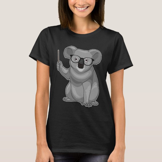 Camiseta Koala Teacher Pointer (Frente)