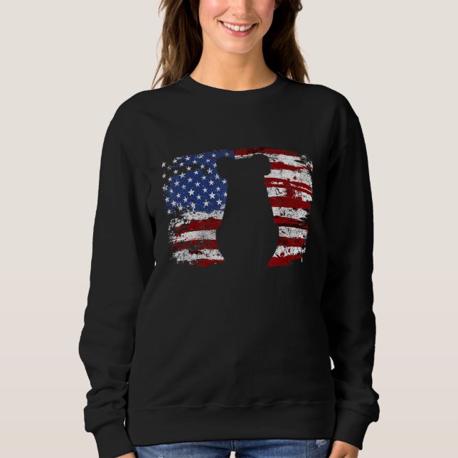 Camiseta Koala Vintage Usa Flag (Frente)