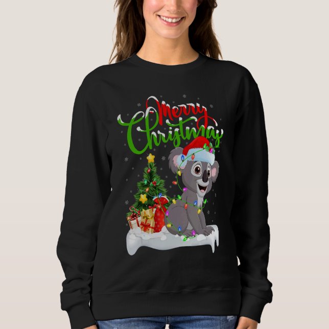 Camiseta Koala   Xmas Decorations Santa Koala Christmas (Frente)