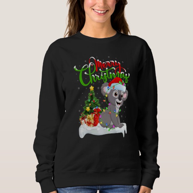 Camiseta Koala  Xmas Decorations Santa Koala Christmas (Frente)