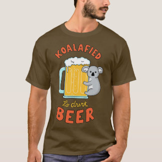 Camiseta Koalafied bebe cerveja