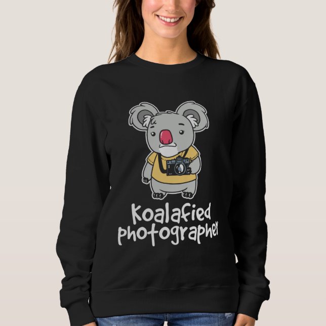 Camiseta Koalafied Photographer Koala Bear Animal  Photogra (Frente)
