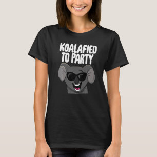 Camiseta Koalafied To Party Women Cute Rindo Koala 1